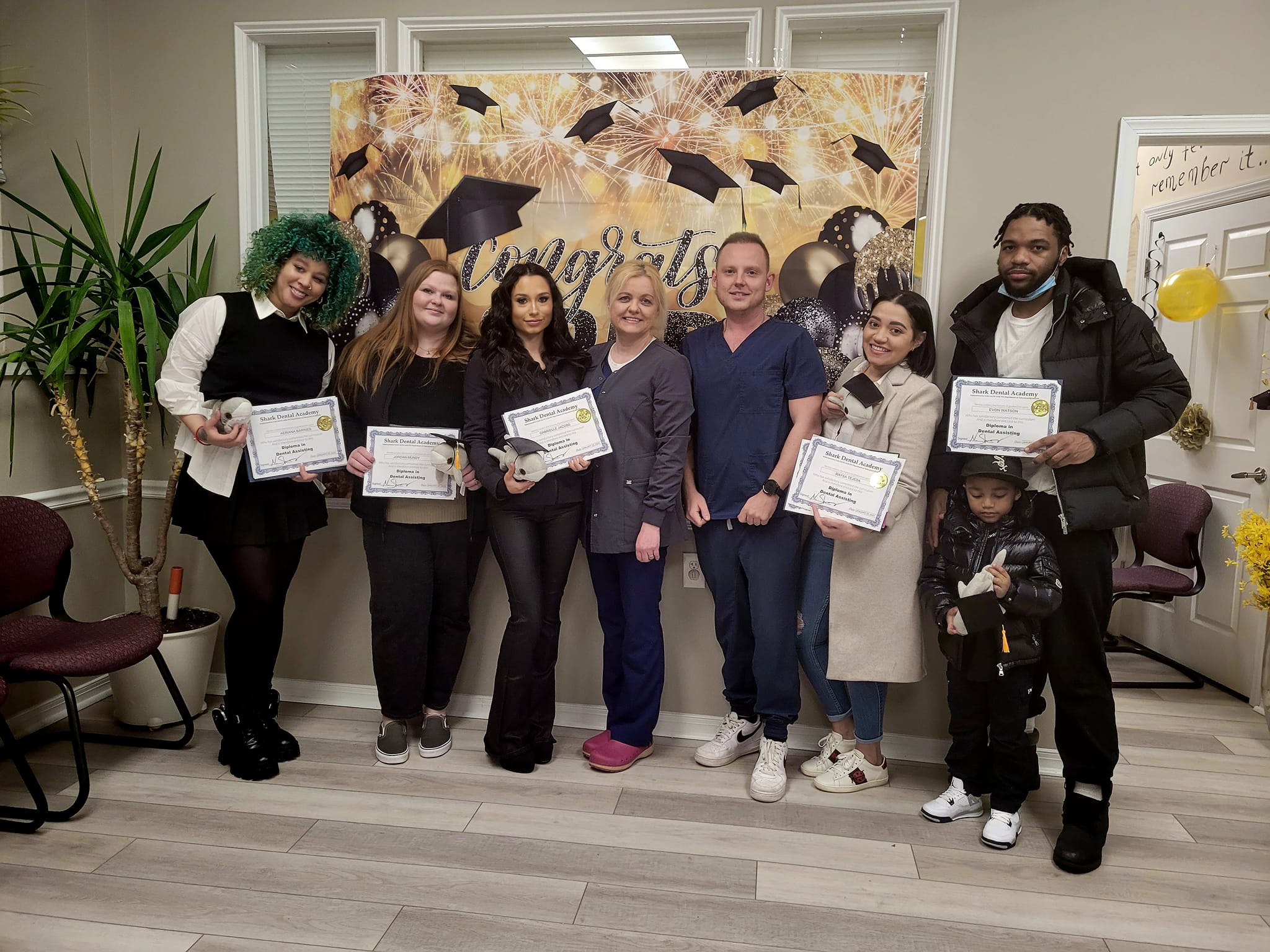 Shark Dental Academy dental assisting students
